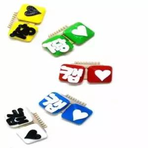 [반려] 애견 헤어핀 캡짱 귀여운헤어핀 반려동물악세사리 강아지머리핀