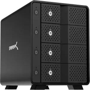 SABRENT 4베이 USB 3.2 Gen 2 SATA 도킹 스테이션 3.5인치 HDD/SSD용 10Gbps DAS 트레이리스 핫스왑 냉각