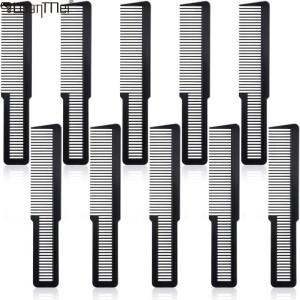 완메이 10개입 전문 헤어컷 플라스틱 빗 스타일리스트 스타일링 도구 액세서리 살롱 정전기 방지