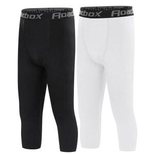 [미국배송] 로드박스 보이즈 컴프레션 레깅스 유스 운동 바지 캡리스 타이츠 스포츠 베이스 레이어 농구 러닝