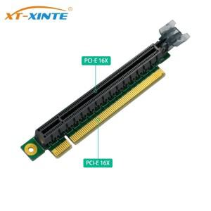 [호환품]90도 PCI Express 16x3.0 남성-여성 라이저 카드 직각 x16-16x 슬롯 보호 도구 어댑터 1U 서버 케