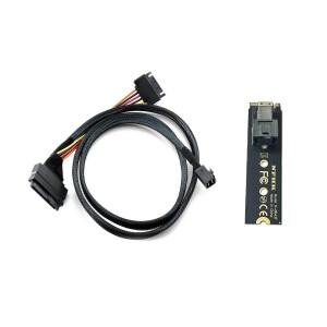 [호환품]NVMe M.2 PCIe 3.0 SSD용 확장 카드 - SFF-8643 어댑터 U.2/U.3 지원 NGFF 2260 변환기
