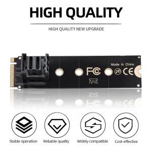 [호환품]M.2 PCIe-SFF8643 라이저 어댑터 카드 NVME-U.2 하드 디스크 Mkey PCIeX4 NVME 지지대 2230 42 60/