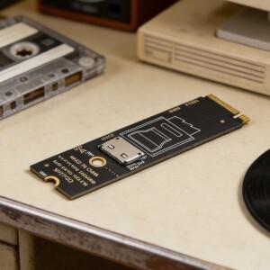 [호환품]M.2 NVMe-Oculink 컨트롤러 확장 카드 지원 PCIe 3.0/4.0 PC U.2 U.3 SSD용 SFF-8611