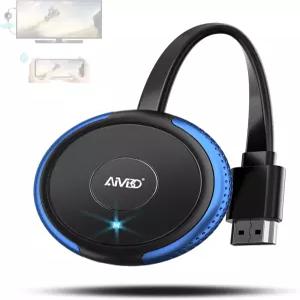 AIMIBO 4K 무선 디스플레이 어댑터 5G - 진정한 HDMI 동글 플러그 앤 플레이 안드로이드 iOS Windows MacOS