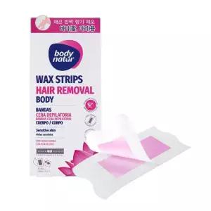 바디네이처 셀프왁싱 왁싱재료 제모패드 다리털제모 16매 x 3-로터스 플라워