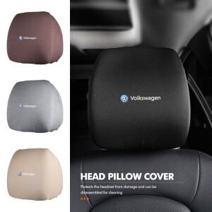 자동차 좌석 머리 받침 커버 보호대 폭스 바겐 VW Passat 골프 4 5 6 Tiguan Polo Scirocco Jetta CC 용 미