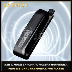 EASTTOP 하모니카 반음계 현대 ET12 입문용 전문 성인 C 키 губная гармошка
