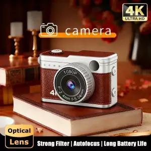 레트로캠코더 빈티지 카메라 비디오 4K HD 레트로 미니 183인치 화면 탑재 1080P 스포츠 휴대용 레코더 착