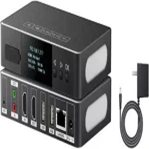 WayPonDEV ENC1-V3P 4K HDMI 인코더 NDI 디코더 - SRT RTP/RTSP/UDP/H265 프로토콜 지원 100ms 저지연