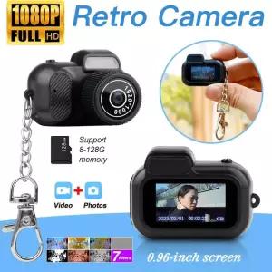 레트로캠코더 빈티지 카메라 비디오 미니 레트로 1080P HD 녹화 096인치 스크린 휴대용 디지털 Y3000 Y2000