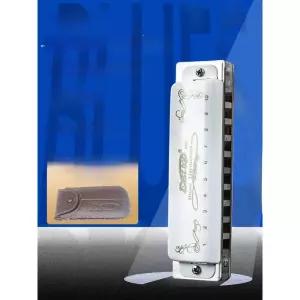 EASTTOP 하모니카 Easttop 블루 톤 입문용 0 홀 블루스 학생 전문 T008L T008LS 반음계 음악 악기