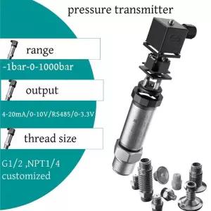 차압계 G12 압력 트랜스미터 -1bar 01bar 02bar 10bar 4-20mA 0-33V 10V 출력 물 가스 오일 400bar 20kpa