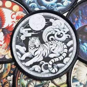 사신도 원형 와펜 패치 제작 Ctn1+7Bpk