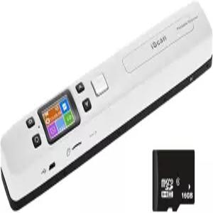 A4 문서 명함 책 영수증 사진 최대 1050 DPI 내장 WiFi/USB 케이블을 통해 컴퓨터 연결 드라이버 필요 없음