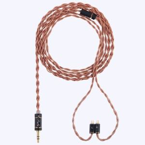 PULA 5N 고순도 구리 플러그 가능 MMCX 헤드폰 라인 0.78 2핀 업그레이드 2.5mm 4.4mm 밸런스 IEM