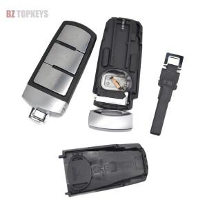 [호환품]BZEYS 교체 스마트 호환 리모컨 키 DIY 쉘 3버튼 3C0959752BA 폭스바겐 호환 마고탄 CC 파사트 B6