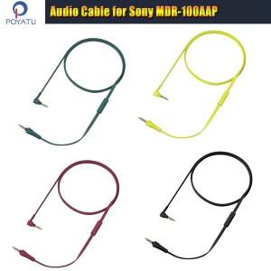 소니호환 MDR-100AAP MDR-H600A 헤드폰 케이블 교체 코드(마이크 리모컨 포함)용 100aap &
