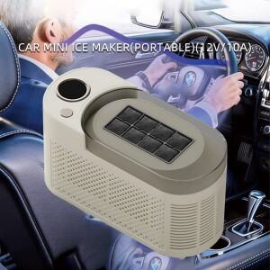 [호환품]데스크탑 미니 휴대용 제빙기 10-15분  1회에 8개의 얼음 조각 단단한 간편한 컴팩트하고 조용함