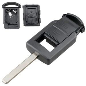 [호환품]2버튼 자동차 키 Fob 케이스 쉘 교체 원격 커버 Opel 호환 Vauxhall Corsa 2000 ON Combo A