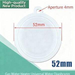 [호환품]온수기 가스 액세서리용 52MM 내구성 압력 다이어프램 물 연결 히터 부품 흰색