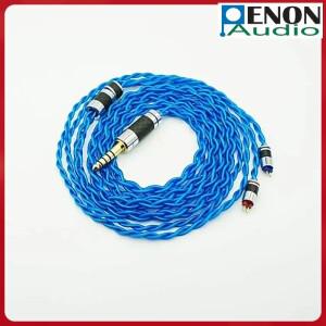 Penon 4 공유 OCC 실버 도금 및 그래핀 혼합 2 핀 0.78mm HiFi 오디오 애호가 이어폰 교체 케이블 IEM 업그