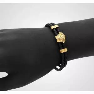 26SS MEDUSA BRAIDED LEATHER BRACELET (DG05579 DMTN D41O) (메두사 가죽 매듭 팔찌)