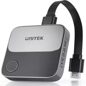 Unitek 무선 HDMI 디스플레이 동글 어댑터 - Mac iOS Android Windows에서 비디오를 모니터링하기 위한