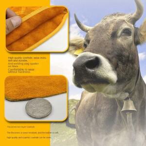 단열 소가죽 용접 부츠 안전 방염 방열화상 방지 신발 커버 보호 발 슬리브