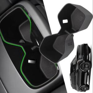 [호환품]치야 EV9 리어 호환 컵 홀더 충격 흡수 키트 2024-2025 - 실리콘 방진 수납함