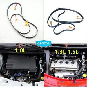[호환품]자동차 파워 스티어링 에어컨 압축기 워터 펌프 발전기 크랭크 샤프트 벨트 Geely 호환 LC CrossGC