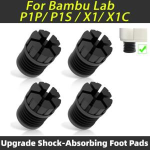 [호환품] Bambu Lab P1/X1 시리즈용 4/8PCS 방진 피트 P1P/P1S/X1C/X1 3D 프린트용 실리콘 고무 업그레이드