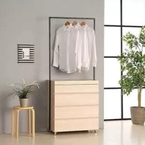 착불 비드 LPM 800 4단 아일랜드서랍 이동식행거