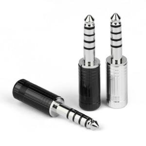 Hifi 4.4mm 커넥터 NW-WM1Z/A 이어폰 교체 플러그 용 골드 로듐 도금 헤드폰 잭 5 극 밸런스드 오디오 어댑