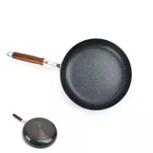 프라이팬 후라이팬 우드손잡이 생선 업소용 경질 36cm kOe3+7FhM