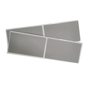 스크래치 스티커 50Pcs 41x72mm 실버 그레이 컬러 공백 비밀 코드 커버 홈 게임 결혼식