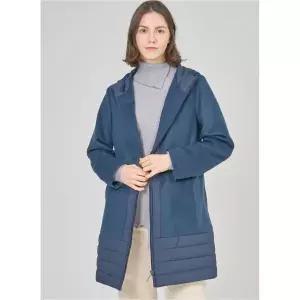 [롯데백화점]모라도 패딩 배색 후드 울 코트 MLW5CT480