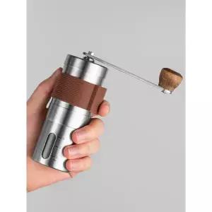 캠핑용 커피 그라인더 실리콘 연마기 브루소 핸드밀 칼연마 브라운 소형 두꺼운