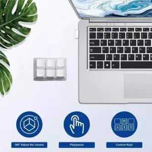 텐키패드 넘버패드 6 키 키보드 블루투스 키패드 무선 USB 듀얼 모드 매크로 단축키 충전식