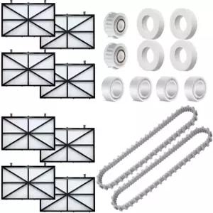 돌핀 노틸러스 CC 플러스/M400/M500-8 필터 벨트 2개 가이드 휠 6개 포지셔닝 4개와 호환되는 비스키스타
