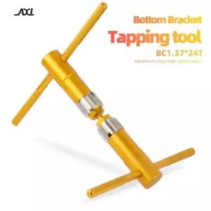 자전거공구통 AXI 자전거 BSA 하단 브라켓 태핑 강철 BC 137x24T 프레임 알루미늄 합금 수리