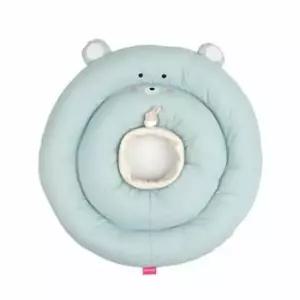 [반려] 패리스독 반려동물 뉴베프카라 곰 블루 L 강아지쿠션넥카라 강아지목보호대 강아지목카라