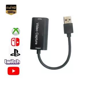 캡쳐보드 컴퓨터 Youtube OBS USB 20 비디오 캡처 카드 게임 녹화 상자에 미니 HD 1080P HDMI 호환