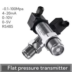 수도감압밸브 G1-2 플랫 필름 압력 트랜스미터 플러시 멤브레인 센서 4-20mA 0-10V 용 확산 Dilicon