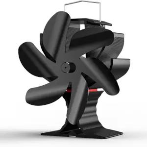 사인스텍 우드 스토브 선풍기 실내 실외 프로판 히터용 후크가 달린 열 구동 버너 벽난로 텐트 캠핑