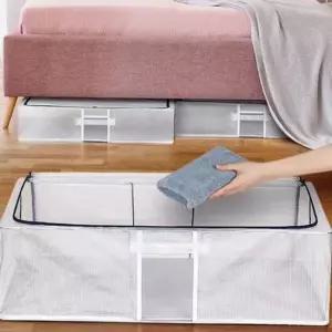 [생활] 정리함 옷 서랍형 리빙박스 공간활용 투명 의류 보관함 대용량
