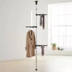 [생활] 1단 폴 행거 38mm 옷걸이행거 옷행거 일자형행거 1단폴행거 벽고정행거