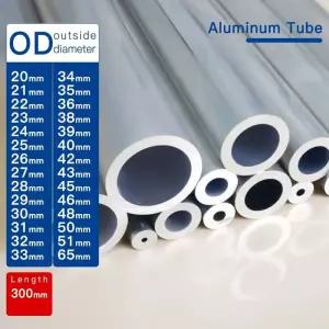 본넷덕트 알루미늄 튜브 OD20-65mm 길이 300mm 원형 합금 파이프 직선 대형 외경 6063 두께 65-115