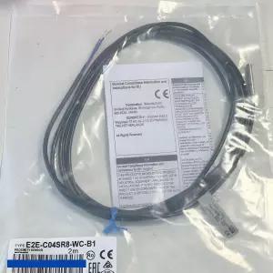 근접 센서 교체 E2E-C04SR8-WC-B1 DC 10-30V 2m 프리와이어드 케이블 PLC/릴레이 제어를 위한 위치/금속