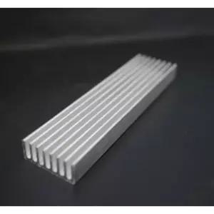 LED방열판 알루미늄 방열 핀 쿨링 방열판 100x25x10MM LED 전력 트랜지스터 전기 라디에이터 칩